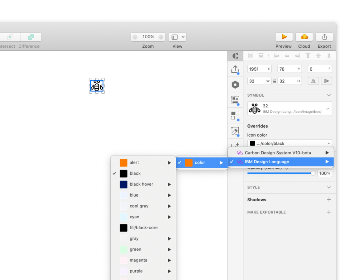 Layer styles navigation example Layer styles navigation example