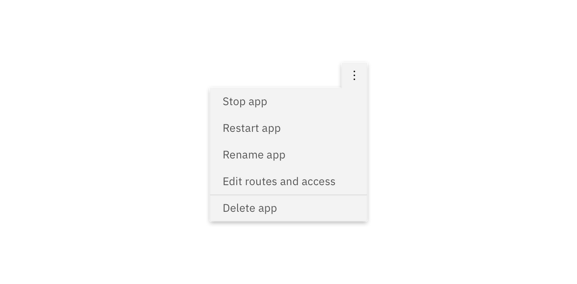 Overflow menu right aligned Overflow menu right aligned