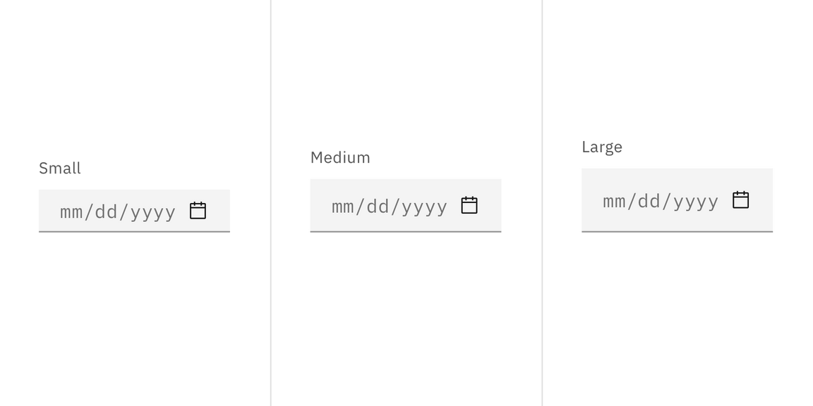 Size example Size example